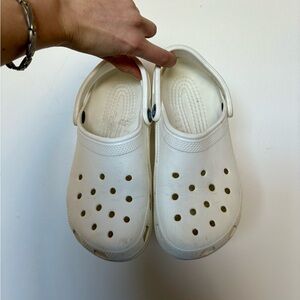 Classic White Crocs